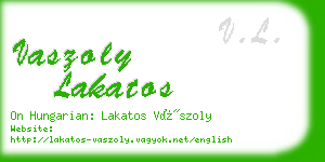 vaszoly lakatos business card